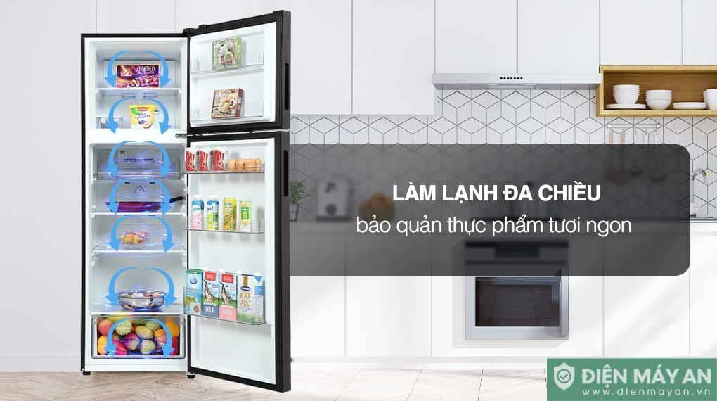 Tủ lạnh Aqua Inverter 283 lít AQR-T299FA(SL)